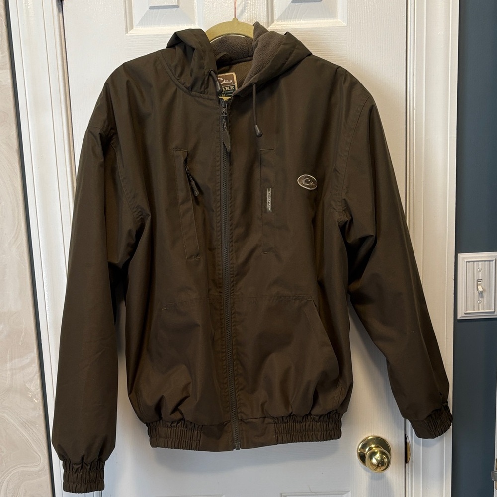 Drake Dark Brown Windbreaker Jacket